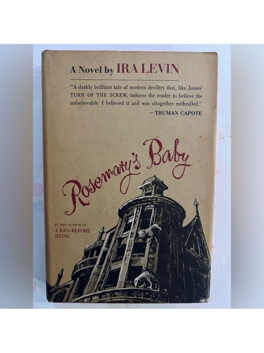 Vintage 1967 Rosemarys Baby by Ira Levin - First Edition BCE